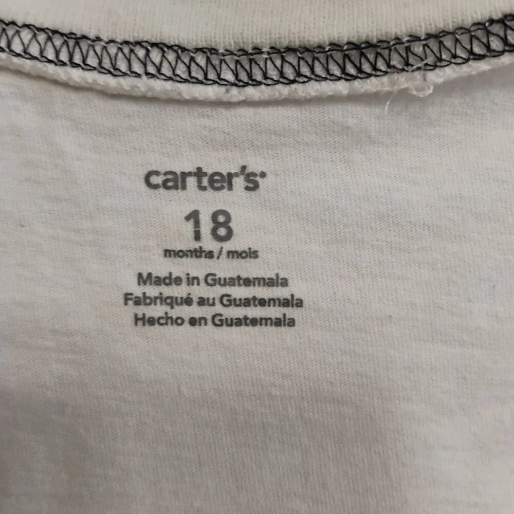 Carters white short